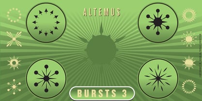 Altemus Bursts Fuente Póster 6