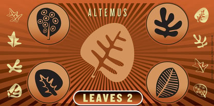 Altemus Leaves Font Poster 3