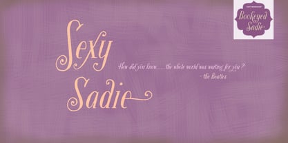 Bookeyed Sadie Font Poster 11