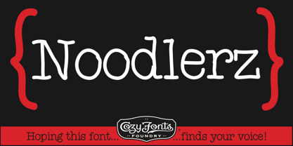 Noodlerz Font Poster 11