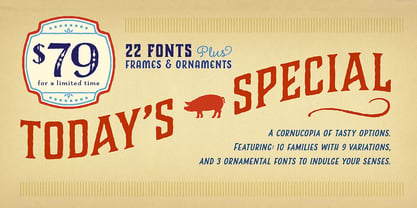Charcuterie Font Poster 3