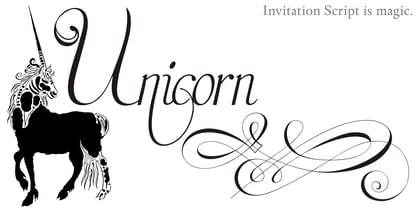 Invitation Script Font Poster 8