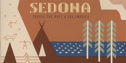 Sedona Font Poster 1