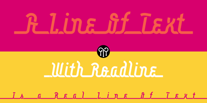 Roadline Font Poster 26