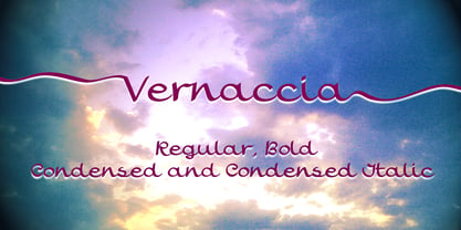 Vernaccia Font Poster 1