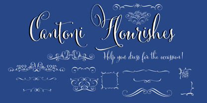 Cantoni Font Poster 18