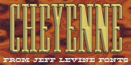 Cheyenne JNL Font Poster 1