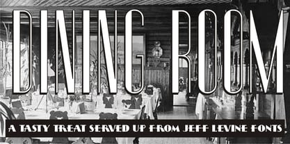 Dining Room JNL Font Poster 1