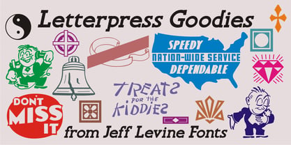 Letterpress Goodies JNL Font Poster 1