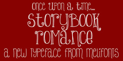 Storybook Romance Font Poster 3