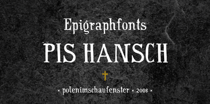 PiS Hansch Font Poster 1