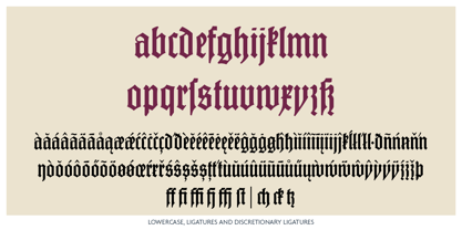 Liturgisch Font Poster 3