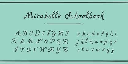 Mirabelle Font Poster 3