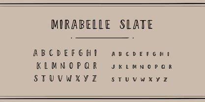 Mirabelle Font Poster 6