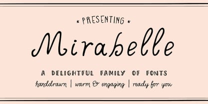 Mirabelle Font Poster 1