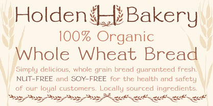 Wheat Font Poster 6