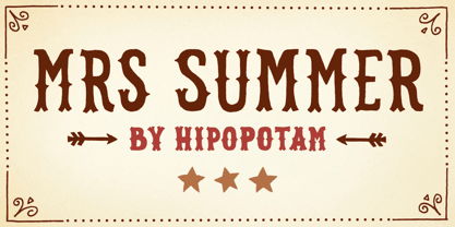 Mrs Summer Font Poster 1