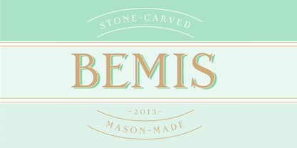 Bemis Font Poster 3