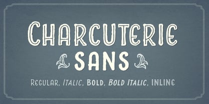 Charcuterie Font Poster 13