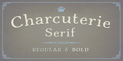 Charcuterie Font Poster 15