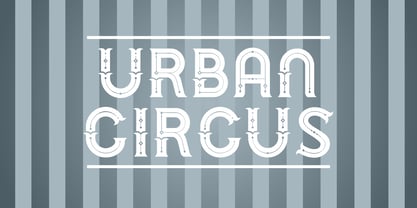 Urban Circus Font Poster 1