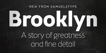 Brooklyn Samuels Font Poster 8