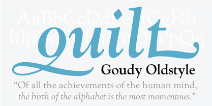 LTC Goudy Oldstyle Font Poster 1