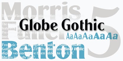 LTC Globe Gothic Font Poster 1