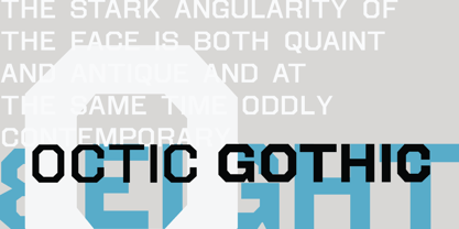 LTC Octic Gothic Police Affiche 1