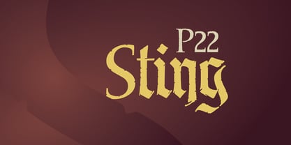 P22 Sting Fuente Póster 1