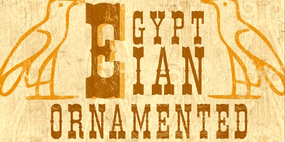 MPI Egyptian Ornamented Fuente Póster 3