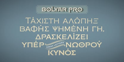 FM Bolyar Pro Font Poster 12