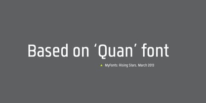 Quan Slim Font Poster 2