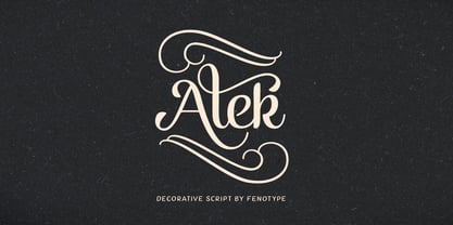 Alek Font Poster 1