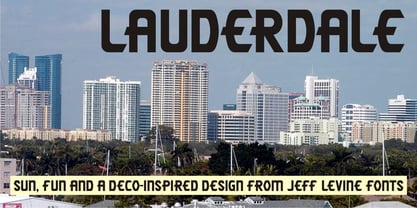 Lauderdale JNL Font Poster 1