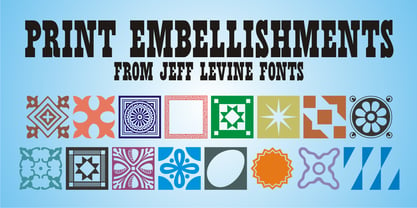 Print Embellishments JNL Font Poster 1