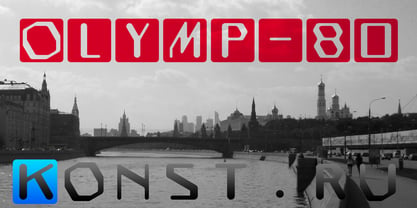 Olymp80 Font Poster 5