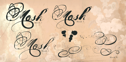 Mosh Font Poster 3