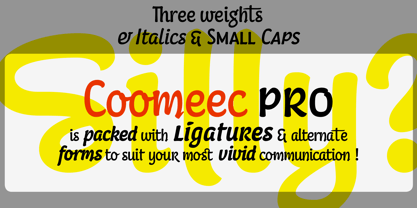 Coomeec Font Poster 2