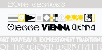 P22 Vienna Font Poster 1