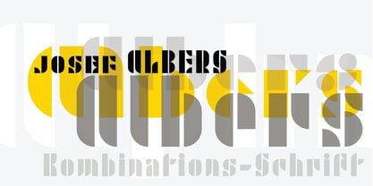 P22 Albers Font Poster 1