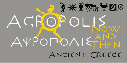 P22 Acropolis Font Poster 1