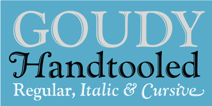 LTC Goudy Handtooled Font Poster 1
