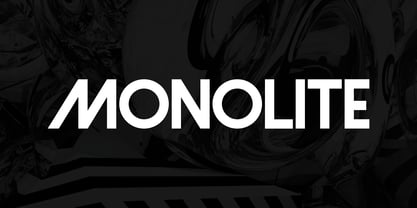 Monolite Font | Webfont & Desktop | MyFonts