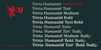 Trivia Humanist Font Poster 16