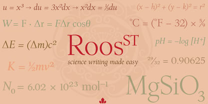 Roos ST Font Poster 1
