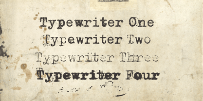 Grandpas Typewriter Fuente Póster 4