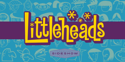 Littleheads Font Poster 1