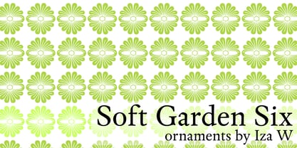 Soft Garden Fuente Póster 12