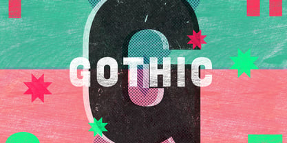 MPI Gothic Font Poster 3